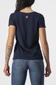 CASTELLI Kurzarm Fahrrad-Shirt - BELLAGIO TEE - Blau