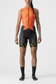 CASTELLI Fahrrad-Unteranzug - FREE SANREMO W - Orange/Schwarz