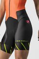 CASTELLI Fahrrad-Unteranzug - FREE SANREMO W - Orange/Schwarz
