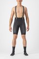 CASTELLI Kurze Fahrradhose mit Trägern - INSIDER - Schwarz