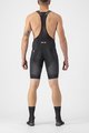 CASTELLI Kurze Fahrradhose mit Trägern - INSIDER - Schwarz