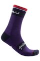 CASTELLI Klassische Fahrradsocken - QUINDICI SOFT MERINO - Lila