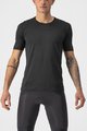 CASTELLI Kurzarm Fahrrad-Shirt - BANDITO WOOL SS - Schwarz
