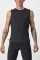 CASTELLI Ärmelloses Fahrrad-Shirt - BANDITO WOOL - Schwarz