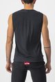 CASTELLI Ärmelloses Fahrrad-Shirt - BANDITO WOOL - Schwarz