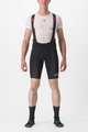 CASTELLI Kurze Fahrradhose mit Trägern - PREMIO BLACK LTD EDITION - Schwarz/Gold
