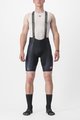 CASTELLI Kurze Fahrradhose mit Trägern - FREE AERO RC KIT - Schwarz/Weiß