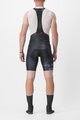 CASTELLI Kurze Fahrradhose mit Trägern - FREE AERO RC KIT - Schwarz/Weiß