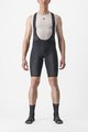 CASTELLI Kurze Fahrradhose mit Trägern - ENTRATA 2 - Schwarz