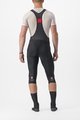 CASTELLI 3/4 lange Fahrradhose mit Träger  - ENTRATA 2 - Schwarz