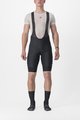 CASTELLI Kurze Fahrradhose mit Trägern - UNLIMITED CARGO - Schwarz
