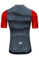 KENNY Kurzarm Fahrradtrikot - ESCAPE - Rot/Grau