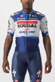 CASTELLI Kurzarm Fahrradtrikot - QUICKSTEP AERO RACE 6.1 - Blau/Weiß