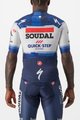 CASTELLI Kurzarm Fahrradtrikot - QUICKSTEP AERO RACE 6.1 - Blau/Weiß