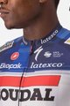 CASTELLI Kurzarm Fahrradtrikot - QUICKSTEP AERO RACE 6.1 - Blau/Weiß