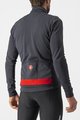 CASTELLI Langarm Fahrradtrikot für den Winter - PURO 3 - Grau