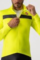 CASTELLI Langarm Fahrradtrikot für den Winter - PURO 3 - Gelb