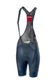 CASTELLI Kurze Fahrradhose mit Trägern - FREE AERO 4 W - Blau