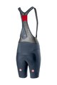 CASTELLI Kurze Fahrradhose mit Trägern - FREE AERO 4 W - Blau