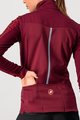 CASTELLI Fahrrad-Thermojacke - TRANSITION - bordeaux