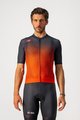 CASTELLI Kurzarm Fahrradtrikot - INSIDER - Orange/Rot