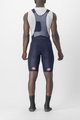 CASTELLI Kurze Fahrradhose mit Trägern - SUPERLEGGERA - Blau