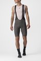 CASTELLI Kurze Fahrradhose mit Trägern - UNLIMITED - Grün