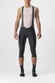 CASTELLI 3/4 lange Fahrradhose mit Träger  - ENTRATA - Schwarz