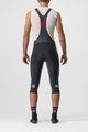 CASTELLI 3/4 lange Fahrradhose mit Träger  - ENTRATA - Schwarz