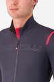 CASTELLI Langarm Fahrradtrikot für den Winter - TUTTO NANO ROS - Grau