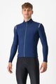 CASTELLI Langarm Fahrradtrikot für den Winter - TUTTO NANO ROS - Blau