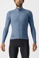 CASTELLI Langarm Fahrradtrikot für den Winter - TUTTO NANO ROS - Blau