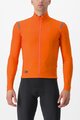 CASTELLI Langarm Fahrradtrikot für den Winter - TUTTO NANO RoS - Orange