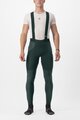 CASTELLI Lange Fahrradhose mit Trägern - SORPASSO RoS - Grün