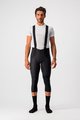 CASTELLI 3/4 lange Fahrradhose mit Träger  - SORPASSO ROS - Schwarz