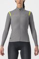 CASTELLI Langarm Fahrradtrikot für den Winter - TUTTO NANO ROS W - Grau