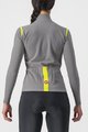 CASTELLI Langarm Fahrradtrikot für den Winter - TUTTO NANO ROS W - Grau