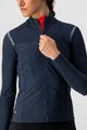 CASTELLI Langarm Fahrradtrikot für den Winter - TUTTO NANO ROS W - Blau