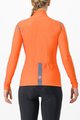 CASTELLI Langarm Fahrradtrikot für den Winter - TUTTO NANO RoS W - Orange