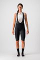 CASTELLI Kurze Fahrradhose mit Trägern - OMLOOP NANO W - Schwarz