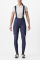 CASTELLI Lange Fahrradhose mit Trägern - SORPASSO RoS W - Blau