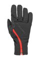 CASTELLI Langfinger-Fahrradhandschuhe - SPETTACOLO ROS W - Schwarz