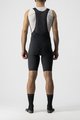 CASTELLI Kurze Fahrradhose mit Trägern - PREMIO BLACK - Schwarz/Weiß