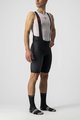 CASTELLI Kurze Fahrradhose mit Trägern - PREMIO BLACK - Schwarz/Weiß