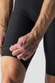 CASTELLI Kurze Fahrradhose mit Trägern - PREMIO BLACK - Schwarz/Weiß