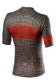 CASTELLI Kurzarm Fahrradtrikot - MAISON - Braun/Orange