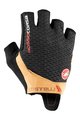 CASTELLI Fingerlose Fahrradhandschuhe - ROSSO CORSA PRO - Schwarz/Orange