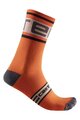CASTELLI Klassische Fahrradsocken - PROLOGO 15 - Orange/Rot