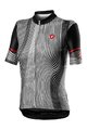 CASTELLI Kurzarm Fahrradtrikot -  ILLUSIONE - Schwarz/Weiß