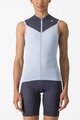 CASTELLI Ärmelloses Fahrradtrikot - SOLARIS - Hellblau